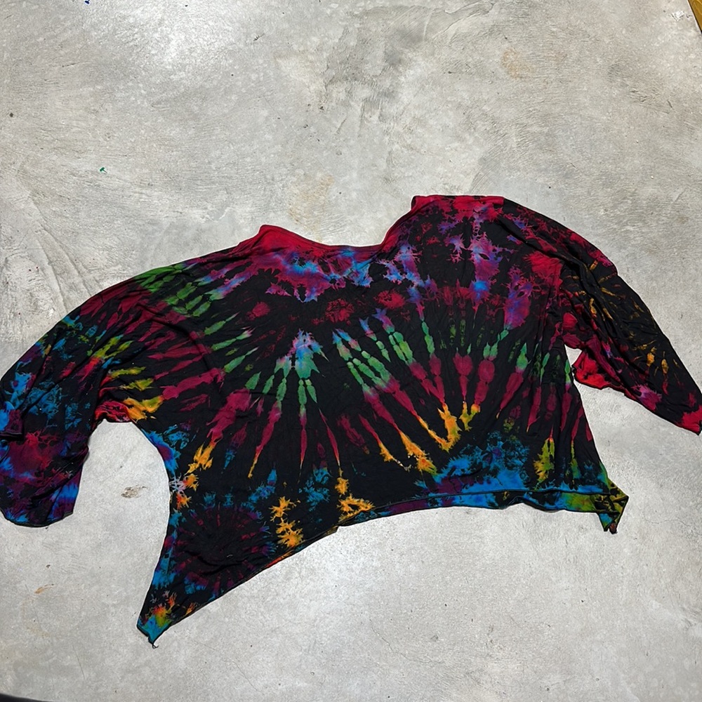 Rayon multi color top /Size‎ 0S / Sacred Threads brand /B-65 - Picture 5 of 8
